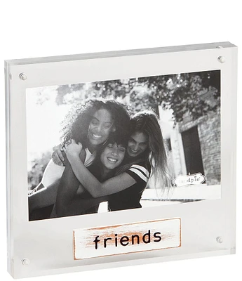 Mud Pie Acrylic Plaque Friends Frame - 4x6