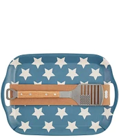 Mud Pie Americana Tray & Spatula Set