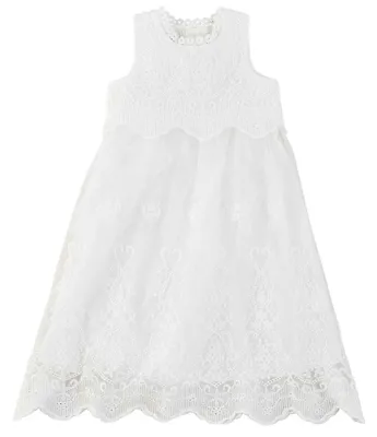 Mud Pie Baby Girls 0/6 Months Christening Gown