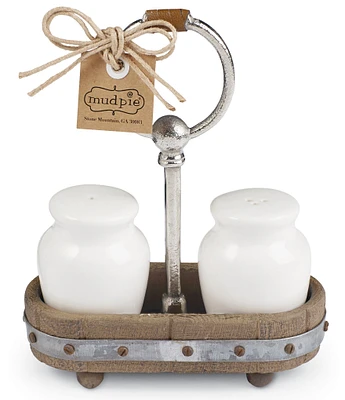 Mud Pie Bistro Salt & Pepper Shaker Set