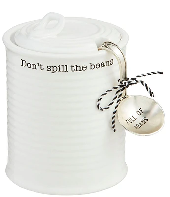 Mud Pie Ceramic Baked Bean Can Set