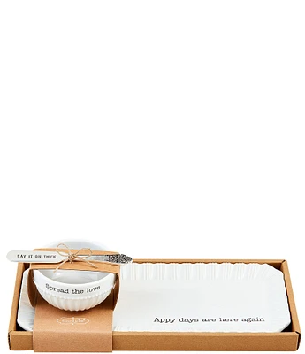 Mud Pie Circa Appy Days Tray & Dip Set