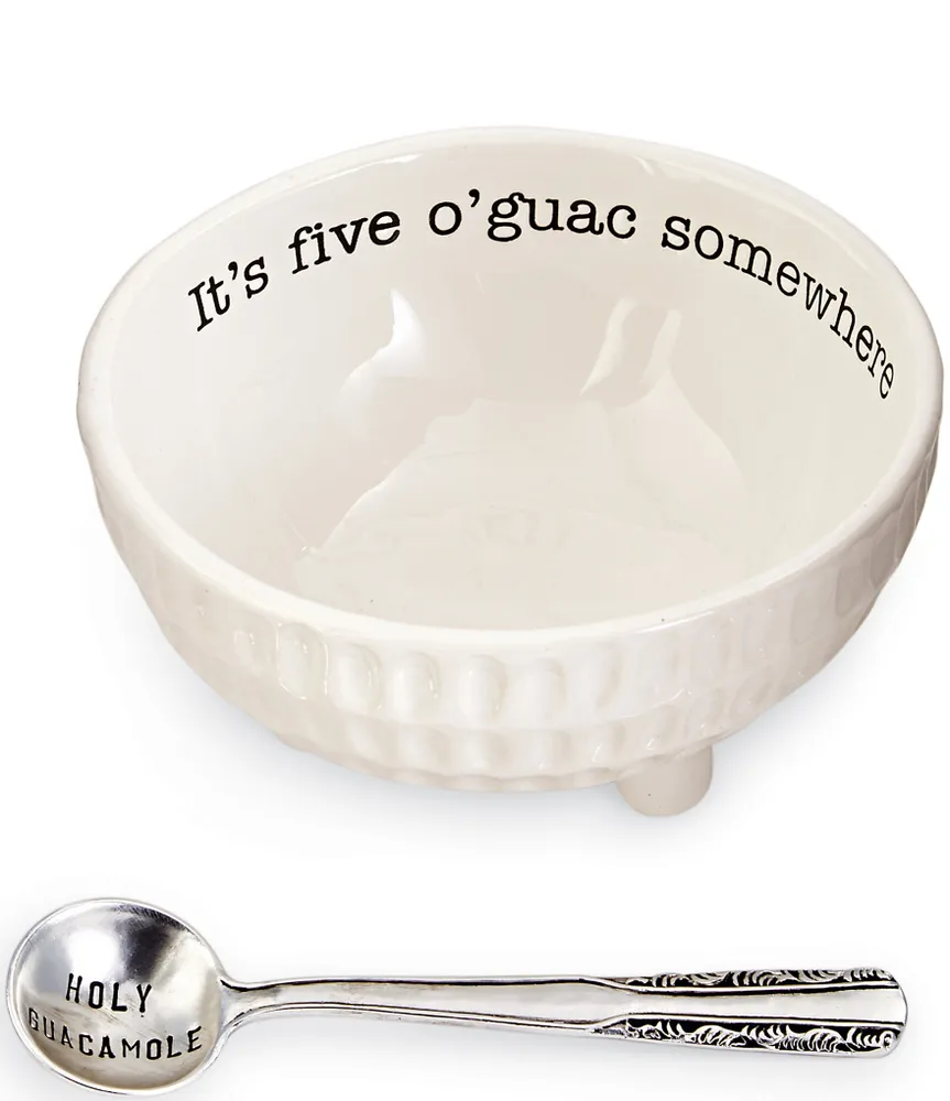 Mud Pie Circa Ceramic 2-Piece Guacamole Set