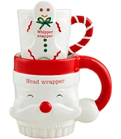 Mud Pie Circa Christmas Big & Little Mug Set