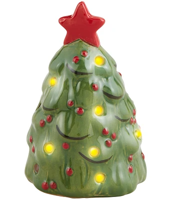 Mud Pie Circa Collection Christmas Tree Light-Up Sitter