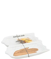 Mud Pie Circa Corn Platter & Skewer Set
