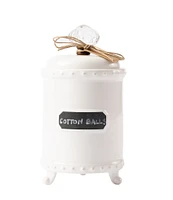 Mud Pie Circa Knob & Chalkboard Footed Canister