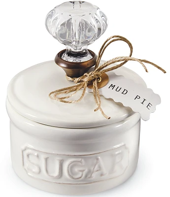 Mud Pie Circa Vintage Doorknob Sugar Bowl