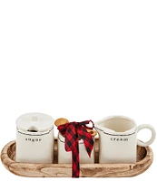 Mud Pie 5-Piece Cream & Sugar Set