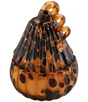 Mud Pie Festive Fall Collection Tortoise Pumpkin Candle with Lid