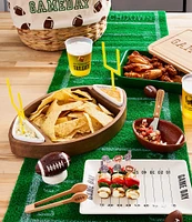 Mud Pie Football Divided Platter