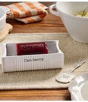 Mud Pie Harvest Can-berry Dish Set