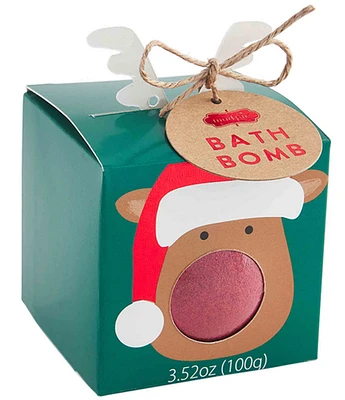 Mud Pie Reindeer Christmas Bath Bomb With Surprise Bath Toy