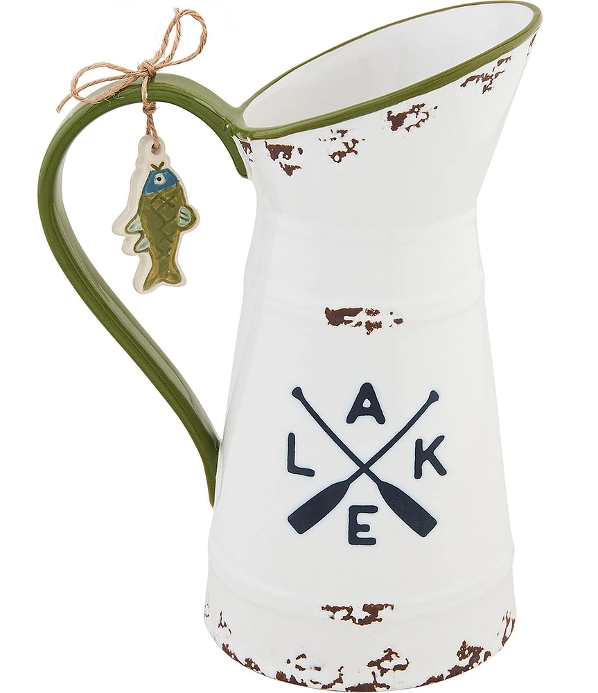 Mud Pie Retreat Lake Pitcher