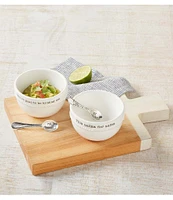 Mud Pie 4-Piece Salsa and Guac Set