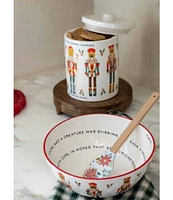 Mud Pie Winter Wonderland Nutcracker Cookie Jar