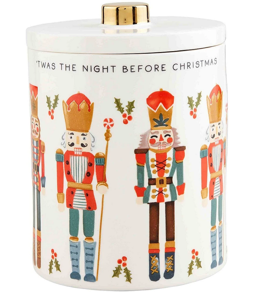 Mud Pie Winter Wonderland Nutcracker Cookie Jar