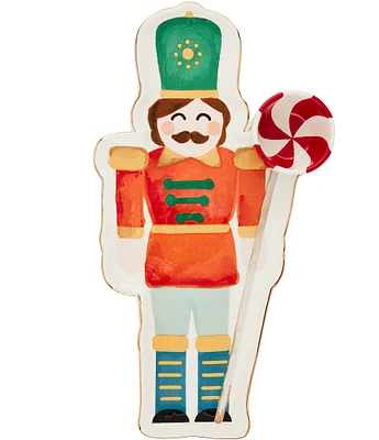 Mud Pie Winter Wonderland Nutcracker Figural Chip and Dip