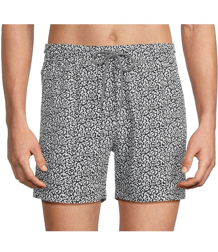 Murano Abstract Mini 5#double; Swim Trunks
