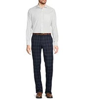 Murano Alex Slim Fit Plaid Flat Front Suit Separates Dress Pants