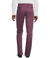 Murano Alex Slim Fit Sateen Suit Separates Plum Dress Pants