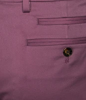Murano Alex Slim Fit Sateen Suit Separates Plum Dress Pants