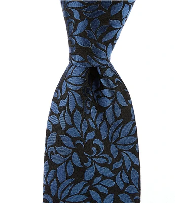 Murano Baroque Floral 2 3/4#double; Woven Silk Tie