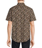 Murano Big & Tall Classic-Fit Floral Print Short Sleeve Woven Shirt