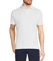 Murano Big & Tall Liquid Luxury Slim Fit Solid Interlock Short Sleeve Polo Shirt