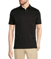 Murano Big & Tall Liquid Luxury Slim Fit Solid Interlock Short Sleeve Polo Shirt