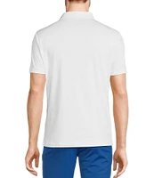 Murano Big & Tall Liquid Luxury Slim Fit Solid Interlock Short Sleeve Polo Shirt