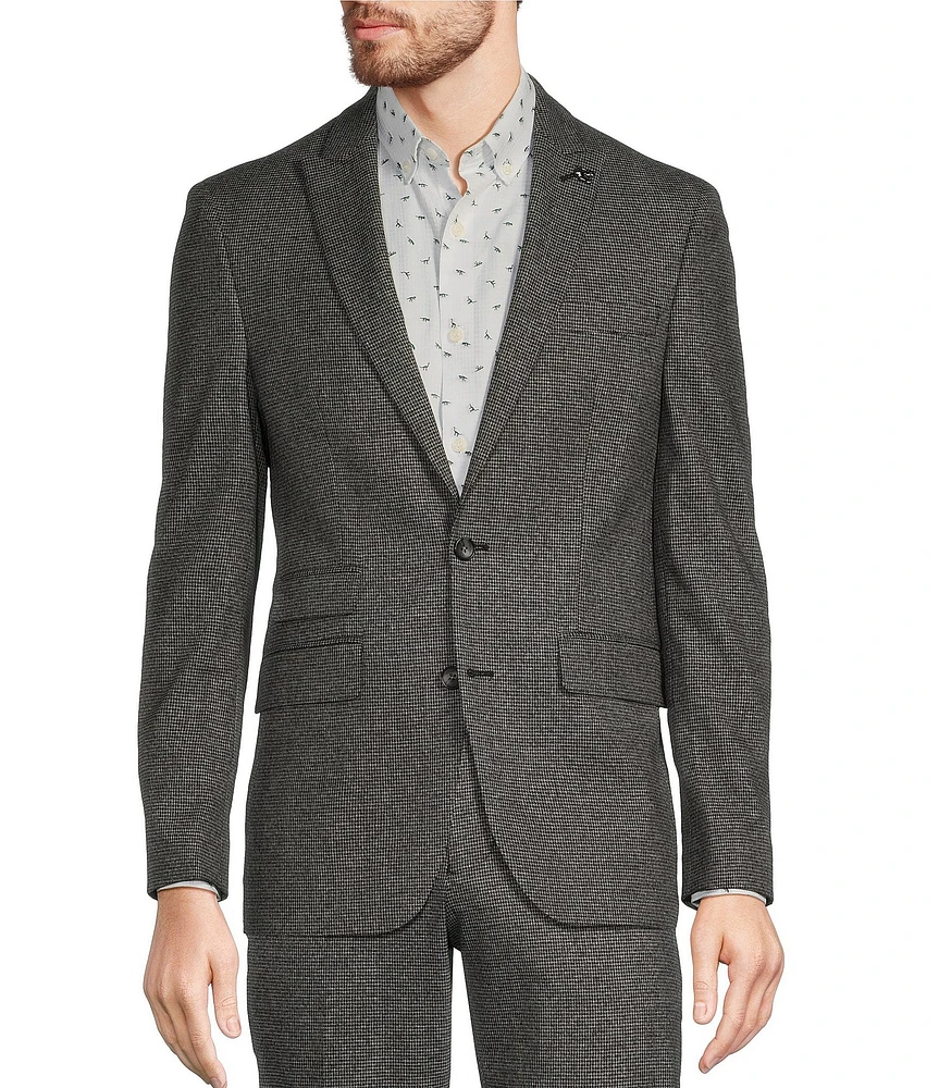 Murano Big & Tall Prehistoric Prep Collection Slim Fit Houndstooth Suit Separates Jacket