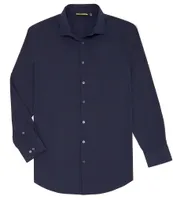 Murano Big & Tall Slim-Fit Performance Stretch Spread Collar Solid Woven Shirt