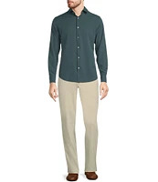 Murano Big & Tall Slim Fit Solid Performance Stretch Long Sleeve Woven Shirt