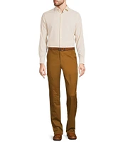 Murano Big & Tall Slim Fit Solid Performance Stretch Long Sleeve Woven Shirt