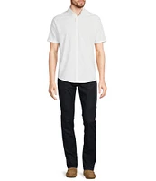 Murano Big & Tall Solid Poplin Short Sleeve Woven Shirt