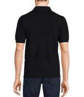 Murano Big & Tall Slim-Fit Solid Textured Polo Sweater