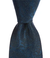 Murano Big & Tall Tonal Paisley 3 1/8#double; Silk Blend Tie