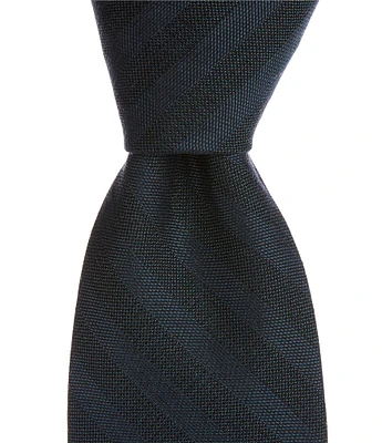 Murano Big & Tall Tonal Stripe 3 1/8#double; Silk Blend Tie