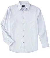 Murano Big & Tall Wardrobe Essentials Solid Long-Sleeve Woven Shirt