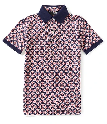 Murano Big Boys 8-20 Fans Print Polo Shirt