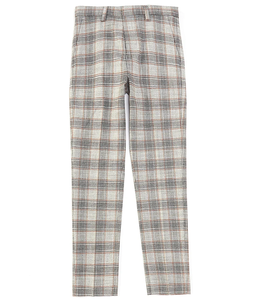 Murano Big Boys 8-20 Glen Plaid Pants