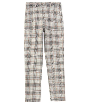 Murano Big Boys 8-20 Glen Plaid Pants