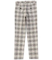 Murano Big Boys 8-20 Glen Plaid Pants