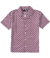 Murano Big Boys 8-20 Liquid Luxury Camp Print Button Front Shirt