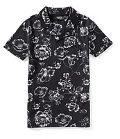 Murano Big Boys 8-20 Liquid Luxury Print Johnny Polo Shirt