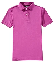 Murano Big Boys Liquid Luxury Slim Fit Printed Interlock Polo Shirt