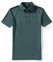 Murano Big Boys Liquid Luxury Slim Interlock Polo Shirt