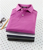 Murano Big Boys Liquid Luxury Slim Interlock Polo Shirt