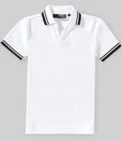 Murano Big Boys 8-20 Liquid Luxury Tipped Johnny Polo Shirt